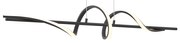 Candeeiro suspenso de design preto 110cm Incl. LED regulável em 3 níveis - Wokkel Design
