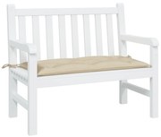 vidaXL Almofadão p/ banco de jardim 100x50x7 cm tecido oxford bege