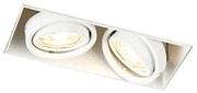 Foco embutido inteligente branco sem moldura Incl. 2 WiFi GU10 - Oneon 2