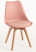 Pack 4 Cadeiras Synk Basic - Rosa de avelã