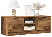 vidaXL Móvel TV madeira antiga 102x35x36,5 cm madeira trabalhada