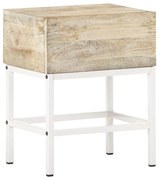 vidaXL Mesa de cabeceira 40x30x50 cm madeira de mangueira maciça