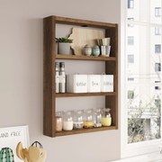 Prateleira de Parede PR1 – Nogueira – 43,2x60x9 cm
