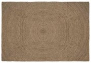 vidaXL Tapetes de área Retangular Cinzeto 160 x 230 cm Juta