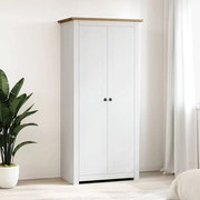vidaXL Roupeiro branco 80x50x171,5 cm pinho Panamá maciço