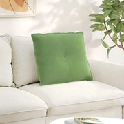 vidaXL Travesseiro para Costas Verde Claro 60 x 50 cm