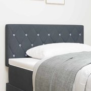 vidaXL Cabeceira de Veludo Argyle Manual Cinza Escuro 90 cm Veludo
