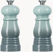 Moinhos de sal e pimenta com moedor de cerâmica Creuset, conjunto de 2