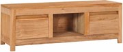 vidaXL Móvel de TV 100x30x35 cm madeira de teca maciça
