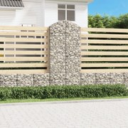 Cesto gabião arqueado 100x30x220/240 cm ferro galvanizado