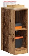 vidaXL Armário de arrumação de garagem madeira velha 30x51x85 cm