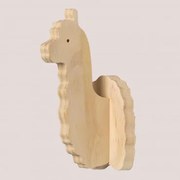 Cabide De Parede Em Madeira Pypa Kids Llama - Sklum