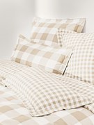 Capa de edredão em algodão xadrez Nels