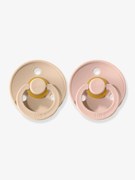 Lote de 2 chupetas, da BIBS Colour, tamanho 2, dos 6 aos 18 meses bege claro bicolor/multicolor