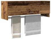 vidaXL Armário madeira velha 100x32,5x35 cm madeira trabalhada