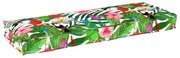 vidaXL Almofada de Palete para Banco Tropical Jungle 120x40x8 cm em Tecido Oxford