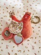 Peluche para pendurar galinha laranja