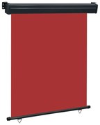 Toldo lateral para varanda 140x250 cm vermelho