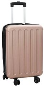 vidaXL Mala Dobravel Casca Dura 20'' Rosa Dourado 34x23x55.5 cm ABS