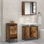 vidaXL Buffet Madeira antiga 35,5 x 35 x 76 cm