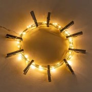 Guirlanda Decorativa Led 3,50 M Com Molas Inça Cromado - Sklum