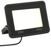 vidaXL Projetor c/ iluminação LED 30 W branco quente