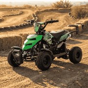 Mini moto 4 gasolina para crianças 49cc Raptor R4 Verde