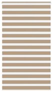vidaXL Cortina de zebra 130x200 cm largura do tecido 125,9cm poliéster