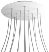 Round XXL Rose-One 15-hole ceiling rose kit 400 mm Cover
