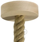 Kit de rosácea de teto em madeira para cordão 3XL