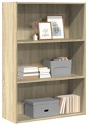 vidaXL Estante 80x30x114 cm derivados de madeira carvalho sonoma