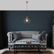 Candeeiro Suspenso Mezopotamya – Cobre – 27 cm x 126 cm