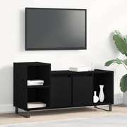 Armário para TV vidaXL Preto Carvalho 100x35x55 cm Madeira Engineered