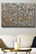 Pintura Decorativa em Tela 390474070 – Multicolor – 70 x 100 cm