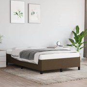 vidaXL Estrutura de cama sem colchão 120x190cm castanho escuro