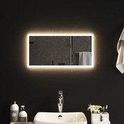 vidaXL Espelho de casa de banho com luzes LED 30x60 cm