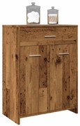 vidaXL Armário casa banho 60x33x80 cm derivados madeira madeira velha