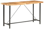 vidaXL Mesa de bar 180x70x107 cm madeira de acácia maciça
