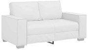 vidaXL Sofá Branco 160 x 80 x 84 cm tecido