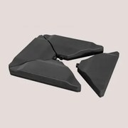 Pé De Guarda-sol Recarregável Zarpom Preto - Sklum