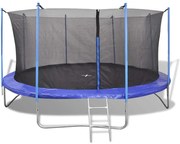 Conjunto de trampolim com 5 peças 4,57 m