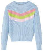 Camisola de malha para criança azul 116