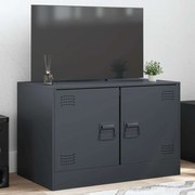 vidaXL Móvel de TV 67x39x44 cm aço antracite