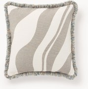 Capa de almofada em jacquard com franjas Rui