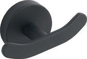 Mexen Loft gancho duplo para toalhas, preto - 7012635-70