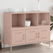 Aparador 100,5x39x79 cm aço rosa