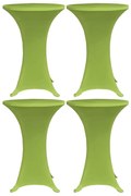 Capa extensível para mesa 4 pcs 70 cm verde