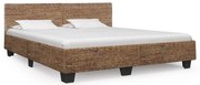 vidaXL Estrutura de cama 180x200 cm vime natural