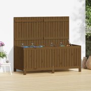 vidaXL Caixa de arrumação jardim 147x68x64cm pinho maciço castanho-mel