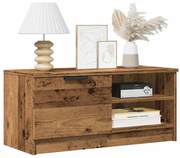 vidaXL Móvel TV madeira antiga 80x35x36,5 cm madeira trabalhada